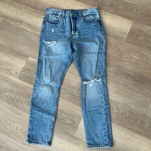 Levi's 501 Skinny Distressed Jeans